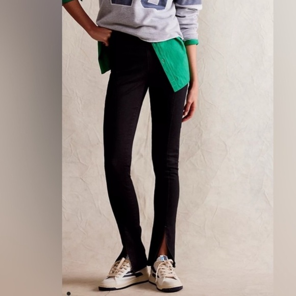 FREE PEOPLE Double Dutch Slit Skinny - Picture 1 of 11
